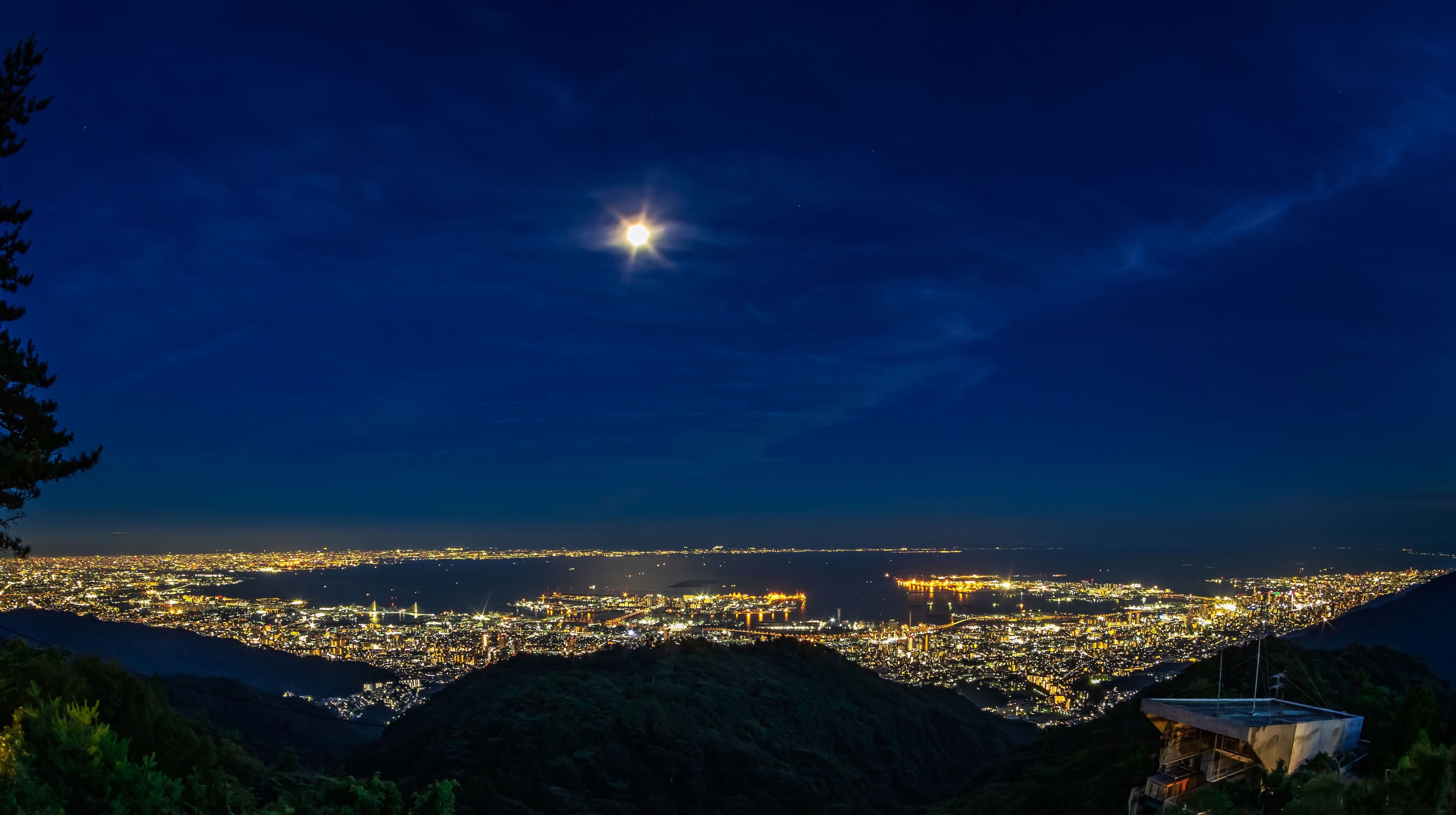 摩耶山から見た夜景