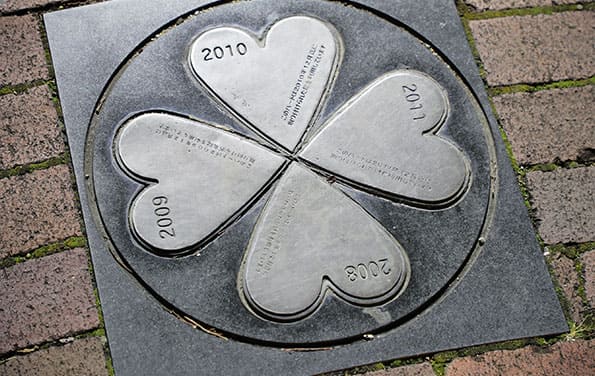 Memorial plate