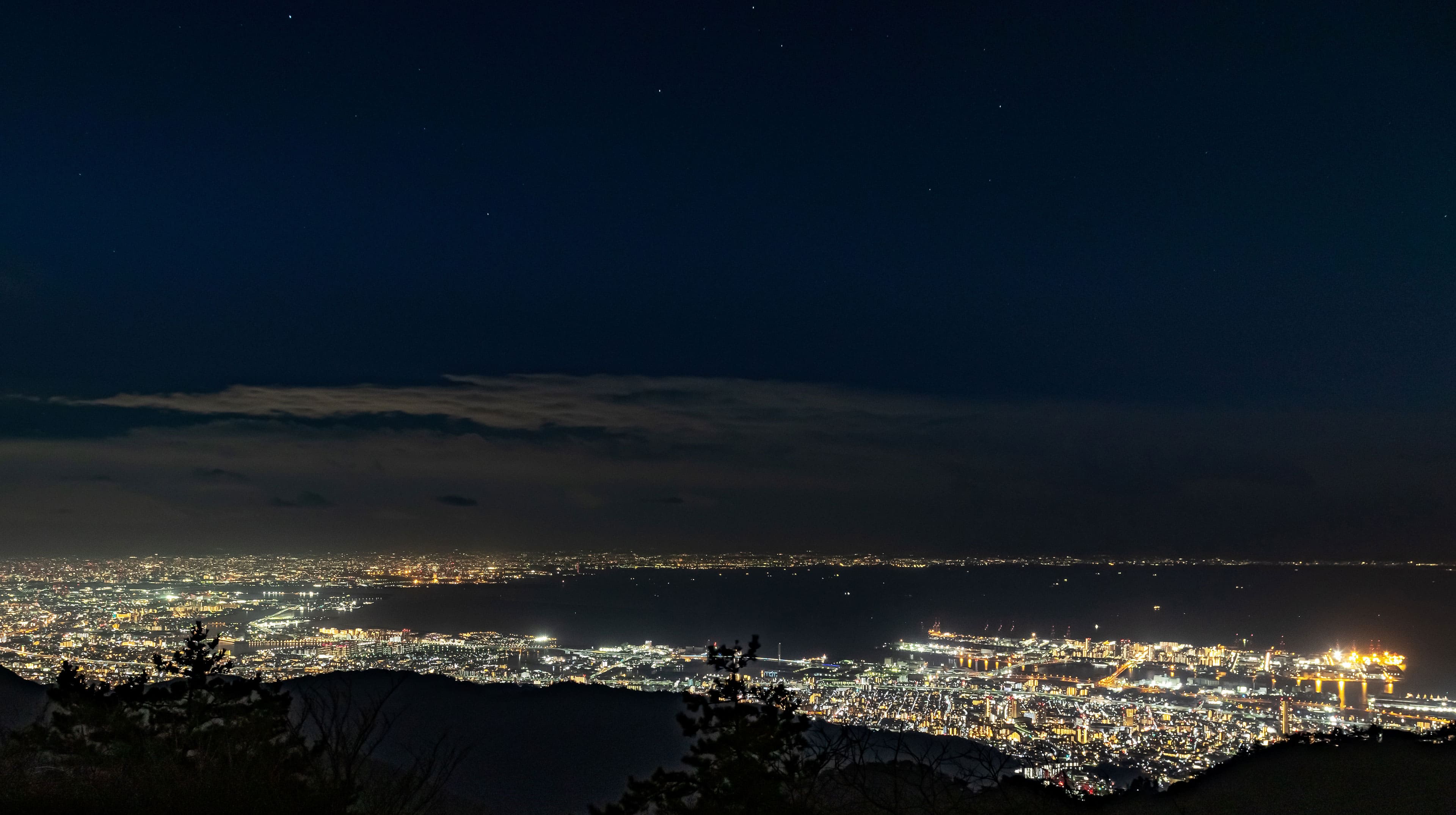 摩耶山から見た夜景