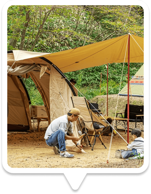 神戸市立自然の家 こもれびとテンと、(オートサイト）