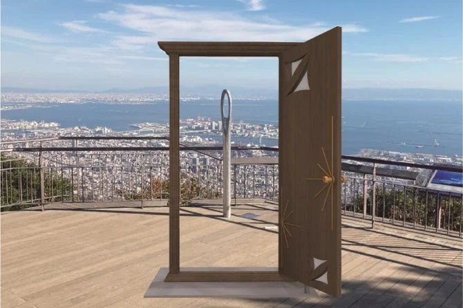 摩耶山掬星台にあるドアのフォトスポットのイメージ画像